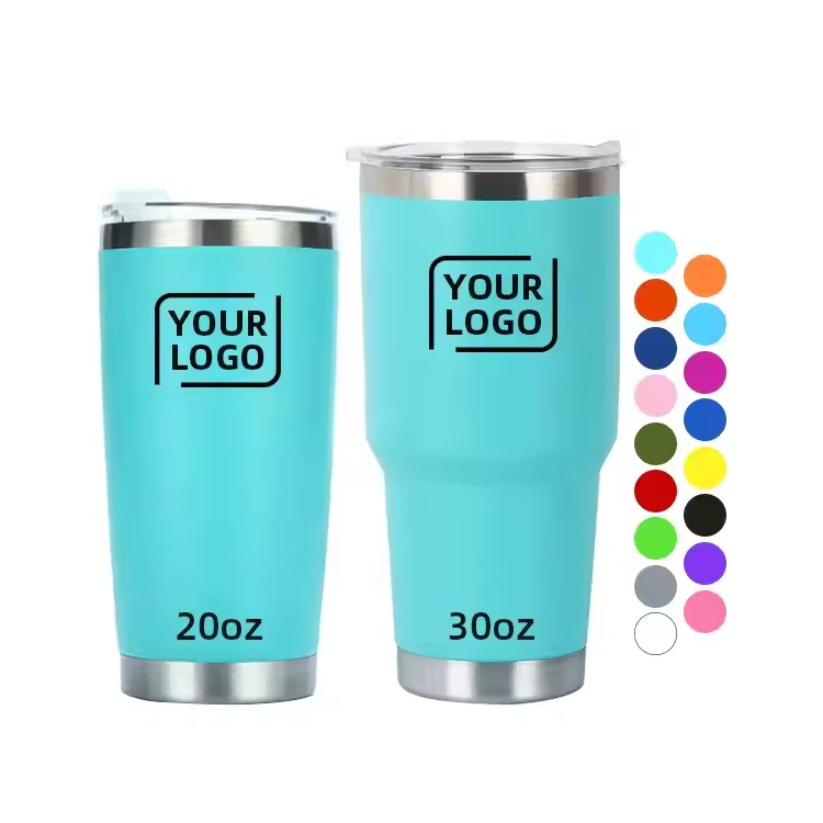 20oz 30oz двойна стена вакуумна изолирана чаша за пътуване за пътуване