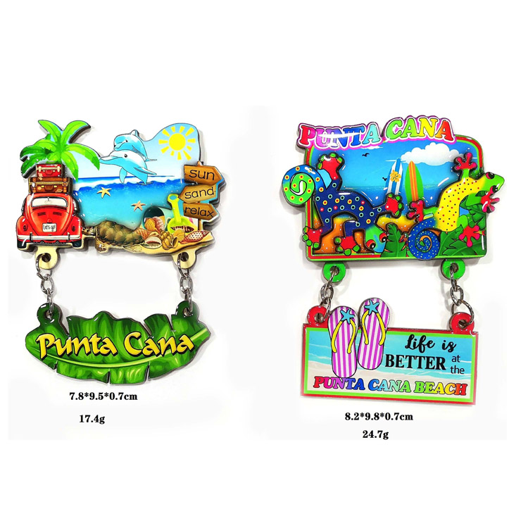 3D персонализиран магнит за хладилник със средиземноморски дизайн