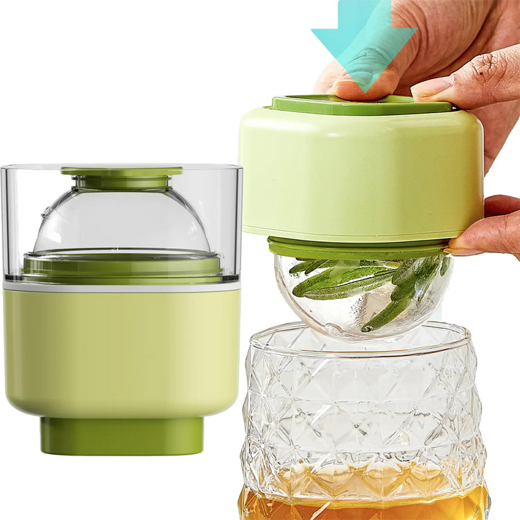 3D ледена топка Cube Maker Silicone Ice Ball във формата на преса