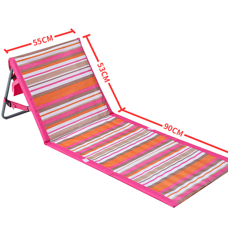 Стол за отдих на плажа Лек сгъваем стол с облегалка за риболов