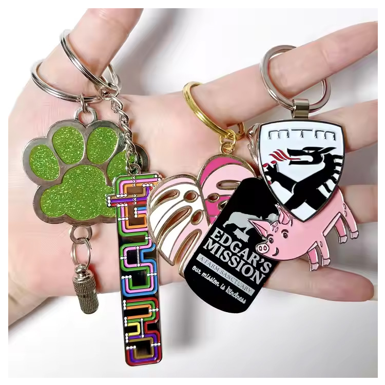 Персонализирано лого Keyrings релефни персонализирани подаръци за сувенири