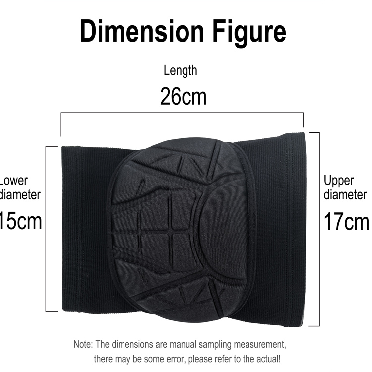 Персонализирано лого Уплътнена гъба Наколенки против сблъсък