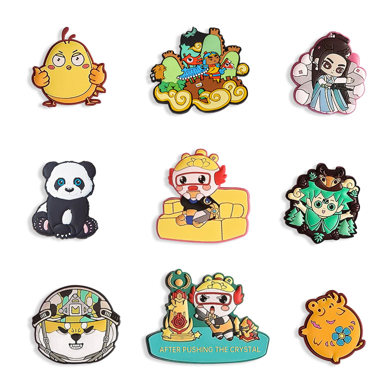 Опция за персонализирано лого за декорация Налични PVC магнити за хладилник