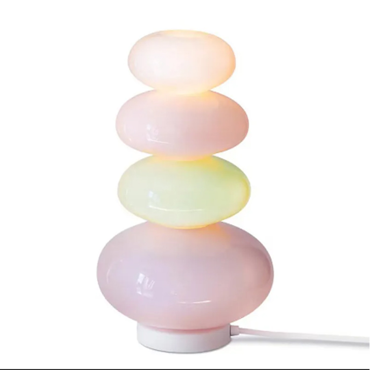 Модерна модна цветна настолна лампа Candy Iridescent Macaron