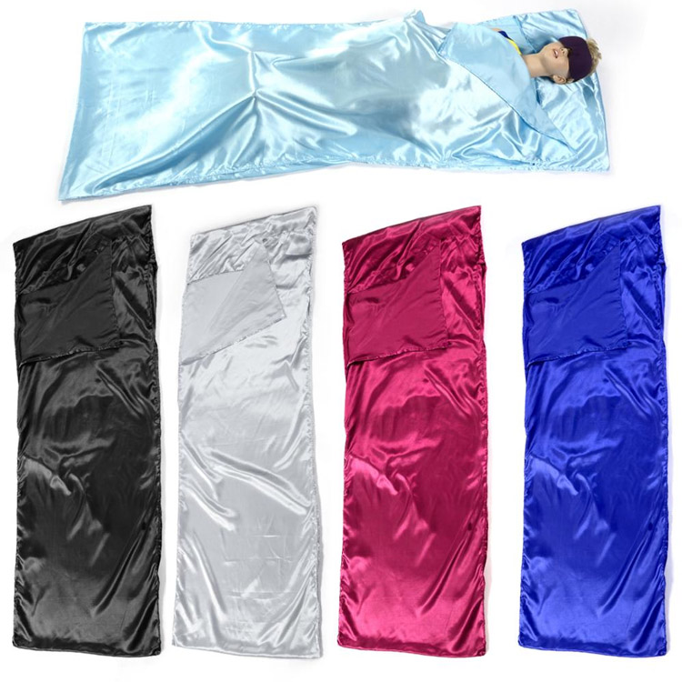 Търговия на едро 2025 г. Удобен копринен спален чувал в стил плик